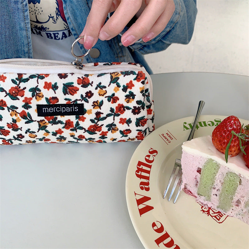 Wholesale Corduroy Large Capacity Pen Bags